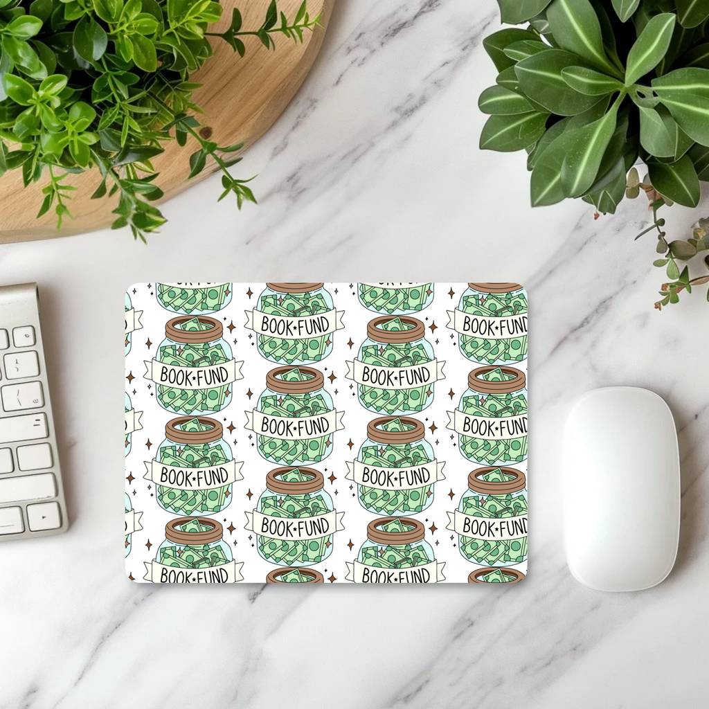 Book Fund Mouse Pad | Book Lover Mouse Pad