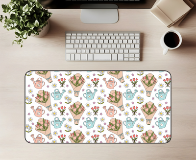 Bloom & Grow Desk Mat | Spring Desk Mat