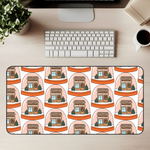 Cozy Bookshop Desk Mat| Book Lover Desk Mat