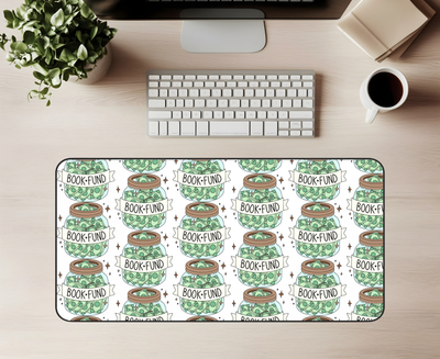 Book Fund Desk Mat | Book Lover Desk Mat