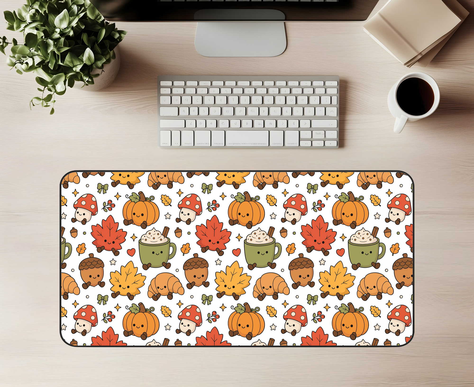 Cozy Autumn Desk Mat | Fall Desk Mat