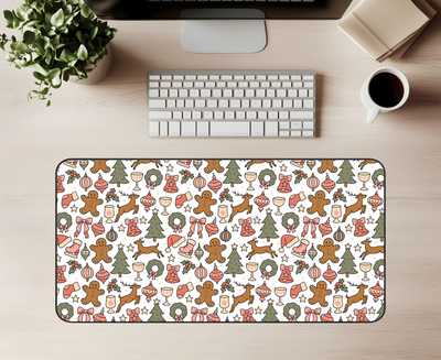 Merry & Bright Desk Mat | Christmas Desk Mat
