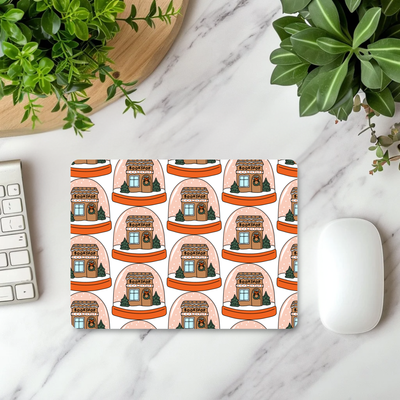 Cozy Bookshop Mouse Pad| Book Lover Mouse Pad